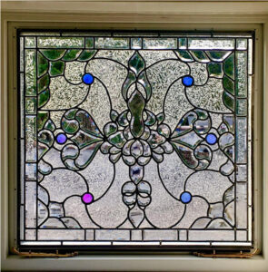 Commissioned Beveled stained glass panel
