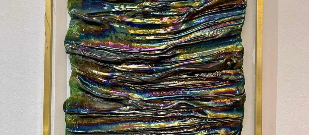 Drapery stained glass