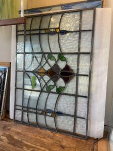 Old stained glass panels